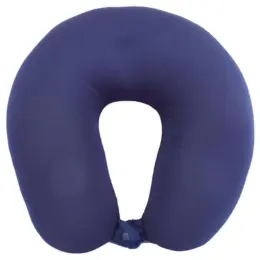 Microbeads Travel Pillow Blue Bottom
